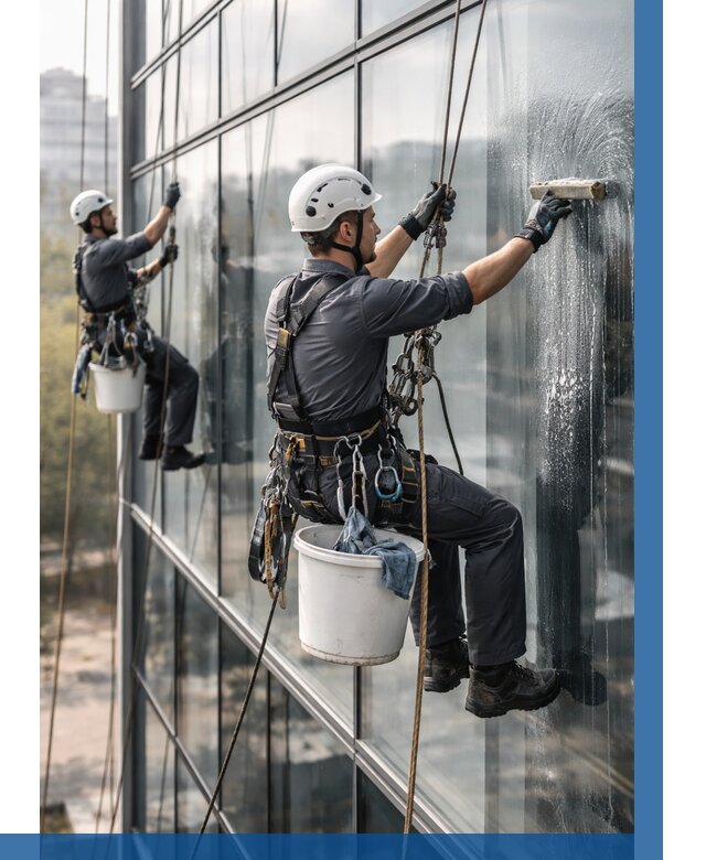 Мойка сплошного остекления в Лангепасе, заказать от 303 р.| ВЫСОТНИК-Лнг