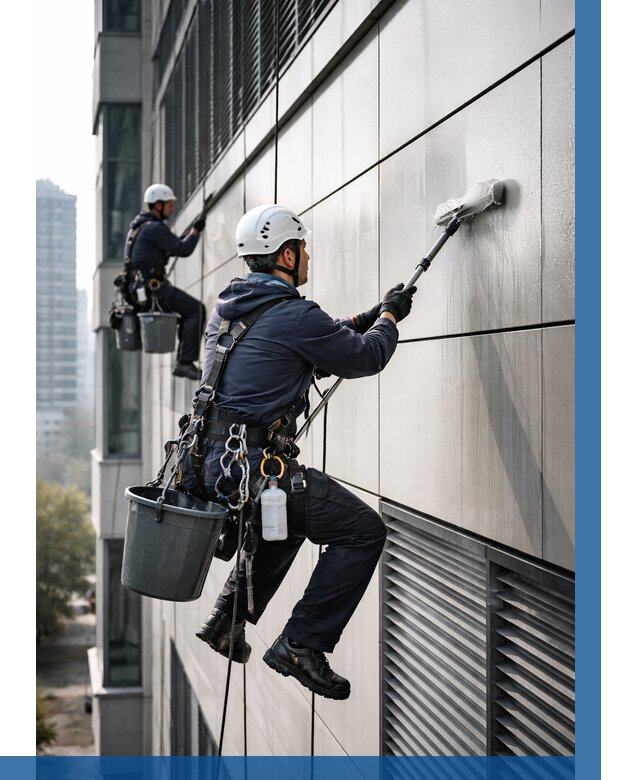 Мойка вентилируемого фасада в Лангепасе от 253 р. | ВЫСОТНИК-Лнг