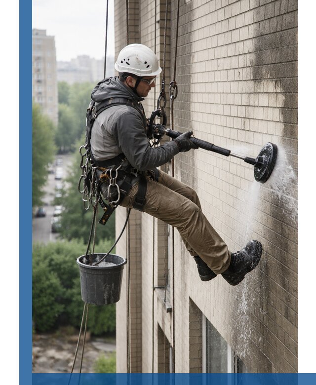 Очистка фасада от копоти в Лангепасе профессионально и безопасно