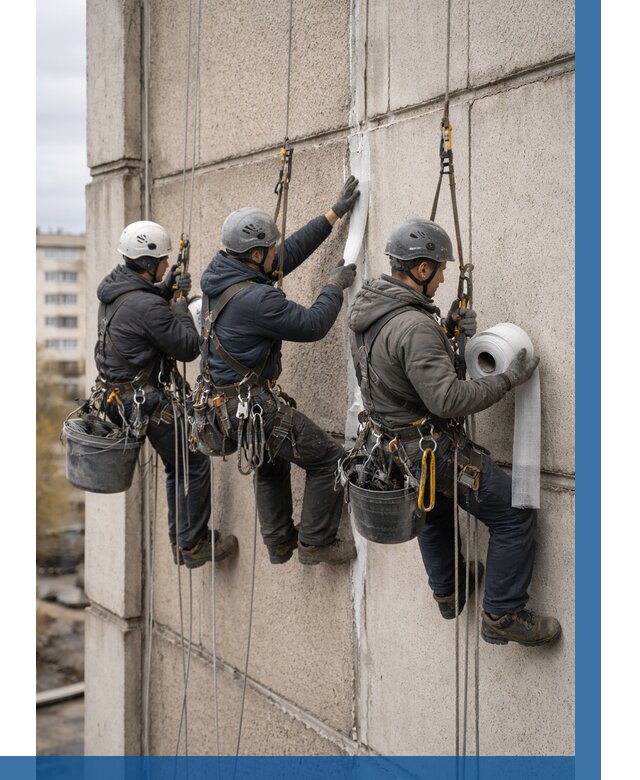 Ремонт межпанельных швов в Лангепасе от 758 р. | ВЫСОТНИК-Лнг