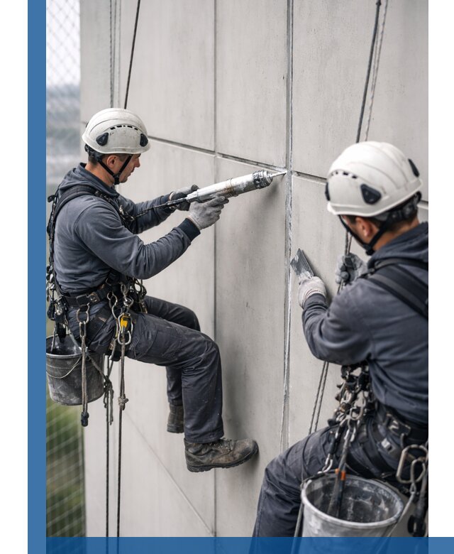 Первичная герметизация швов фасадов и кровель в Лангепасе