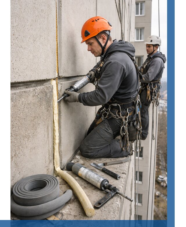 Теплый шов межпанельные швы в Лангепасе от 707 р. | ВЫСОТНИК-Лнг