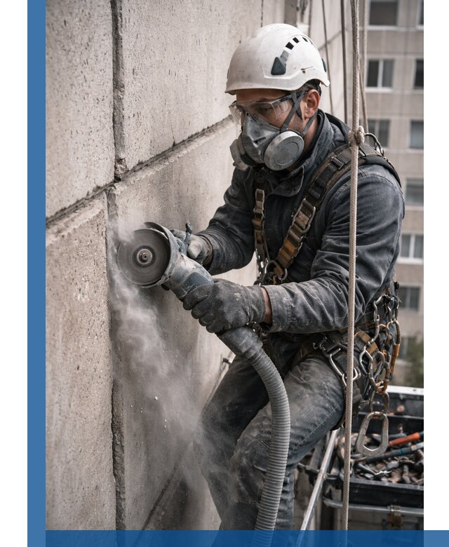 Штробление межпанельных швов в Лангепасе качественно и быстро