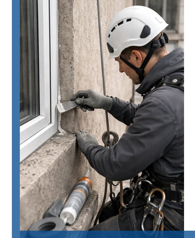 Герметизация монтажных швов окон в Лангепасе с гарантией качества