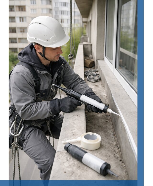 Герметизация швов лоджии в Лангепасе от 4545 р. | ВЫСОТНИК-Лнг