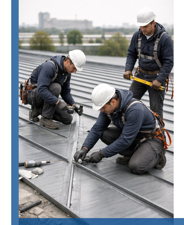 Ремонт фальцевой кровли в Лангепасе срочно и качественно