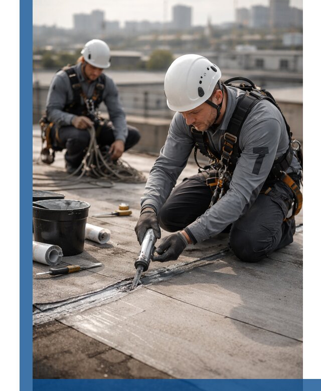 Аварийное и капитальное устранение протечек кровли в Лангепасе