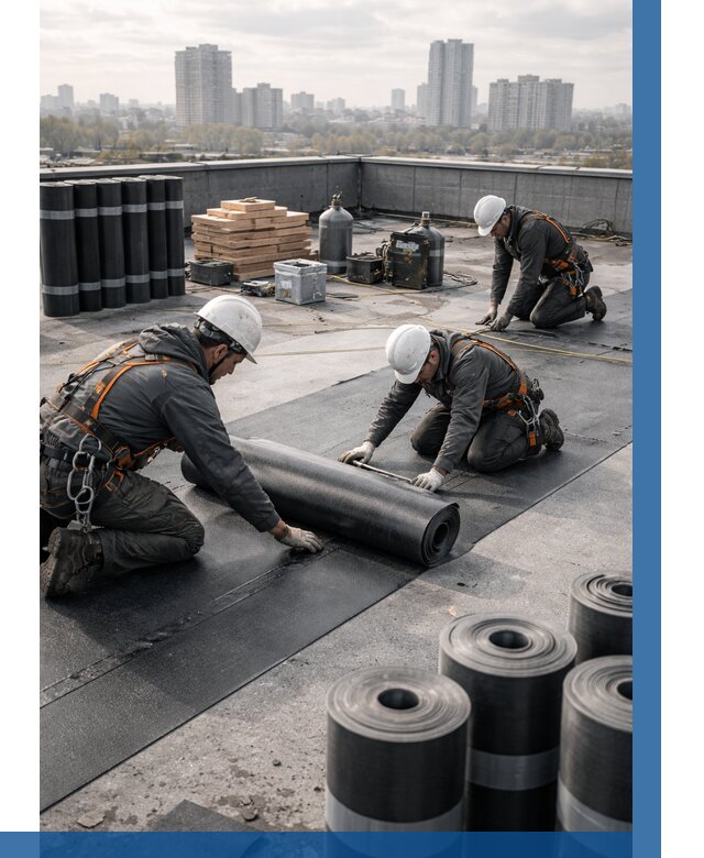 Монтаж мягкой кровли под ключ в Лангепасе от 455 р. | ВЫСОТНИК-Лнг