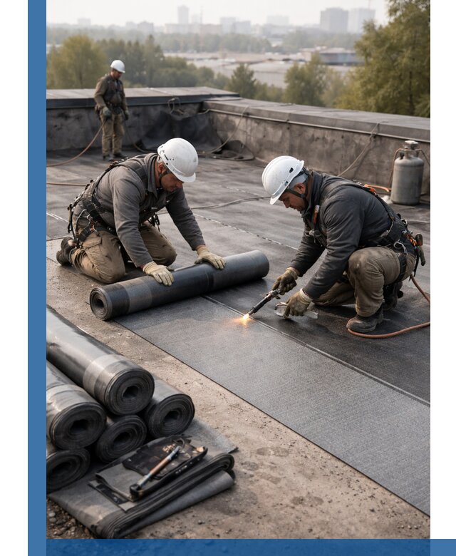 Монтаж мягкой кровли в Лангепасе профессионально и надежно