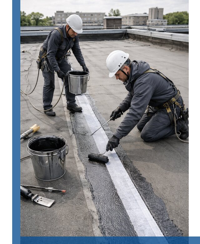 Гидроизоляция кровли мастикой в Лангепасе надежная защита