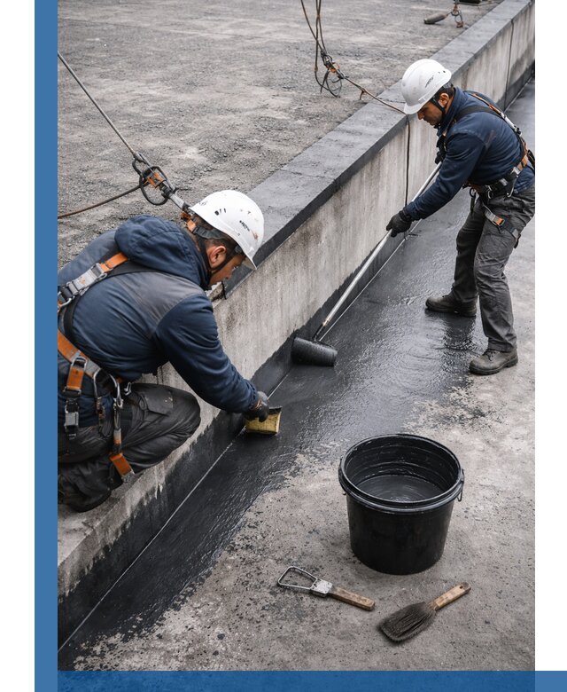 Гидроизоляция кровли жидкой резиной профессионально в Лангепасе