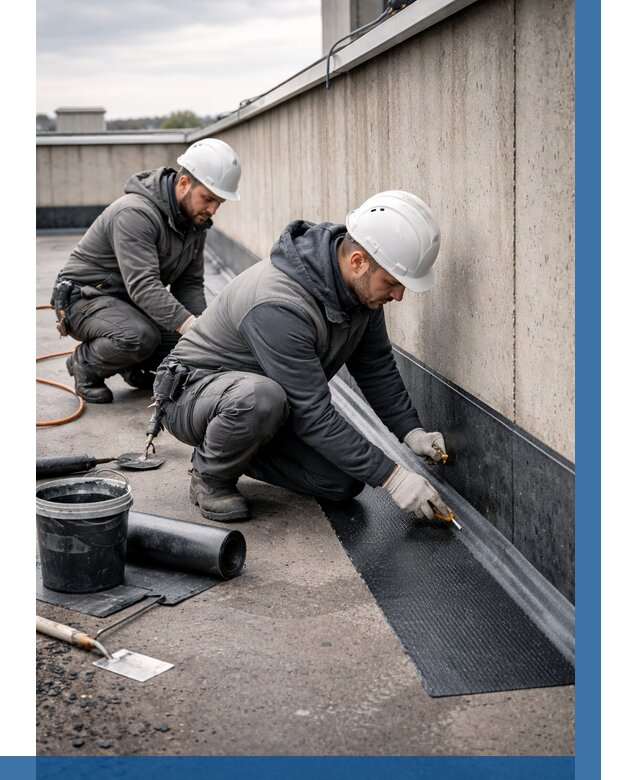 Гидроизоляция примыканий на кровле в Лангепасе от 909 р. | ВЫСОТНИК-Лнг