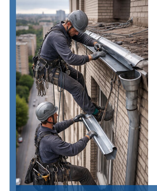 Ремонт водосточных желобов в Лангепасе, быстро и качественно
