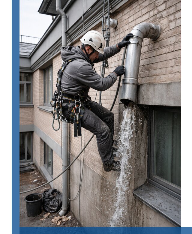 Профессиональная прочистка водосточных труб в Лангепасе с гарантией