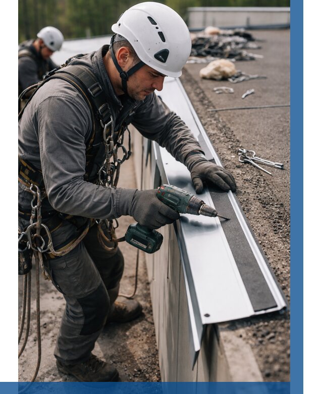 Монтаж капельника на кровле в Лангепасе от 303 р. | ВЫСОТНИК-Лнг