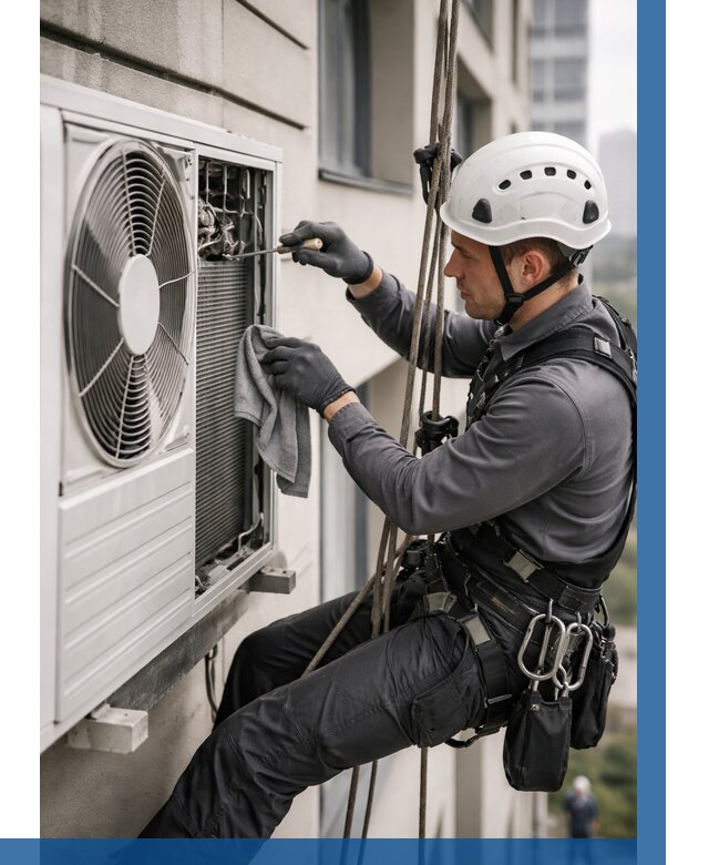 Обслуживание внешнего блока кондиционера в Лангепасе от 2727 р.ВЫСОТНИК-Лнг