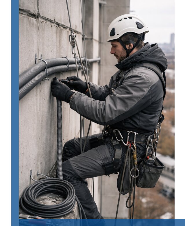 Профессиональный монтаж гофры для кабеля в Лангепасе с гарантией