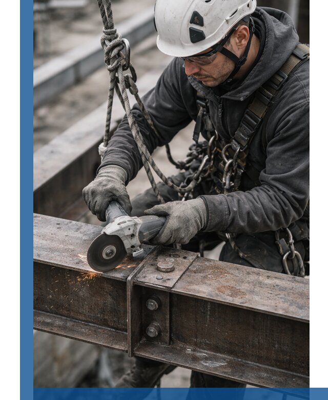 Резка металла на высоте в Лангепасе для зданий и конструкций