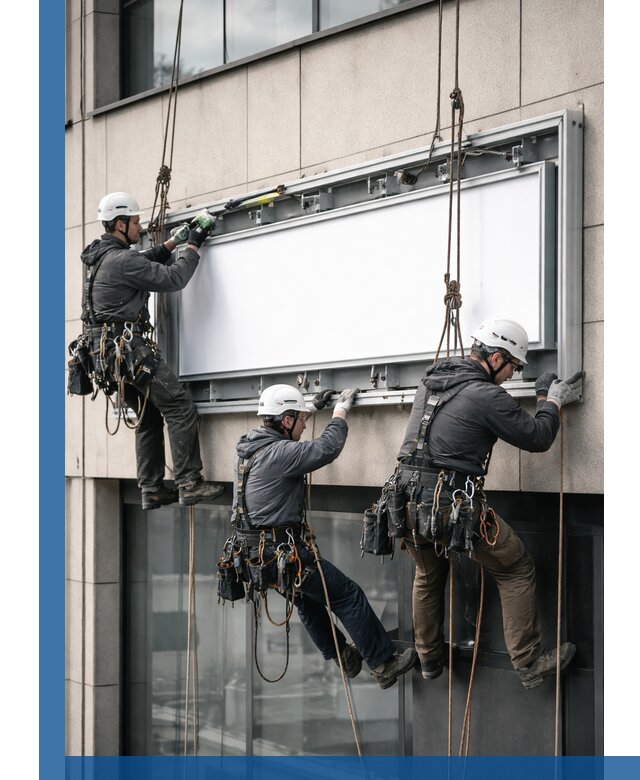 Профессиональный монтаж светового короба под ключ в Лангепасе