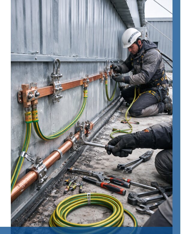 Монтаж заземления здания в Лангепасе от 25250 р. | ВЫСОТНИК-Лнг