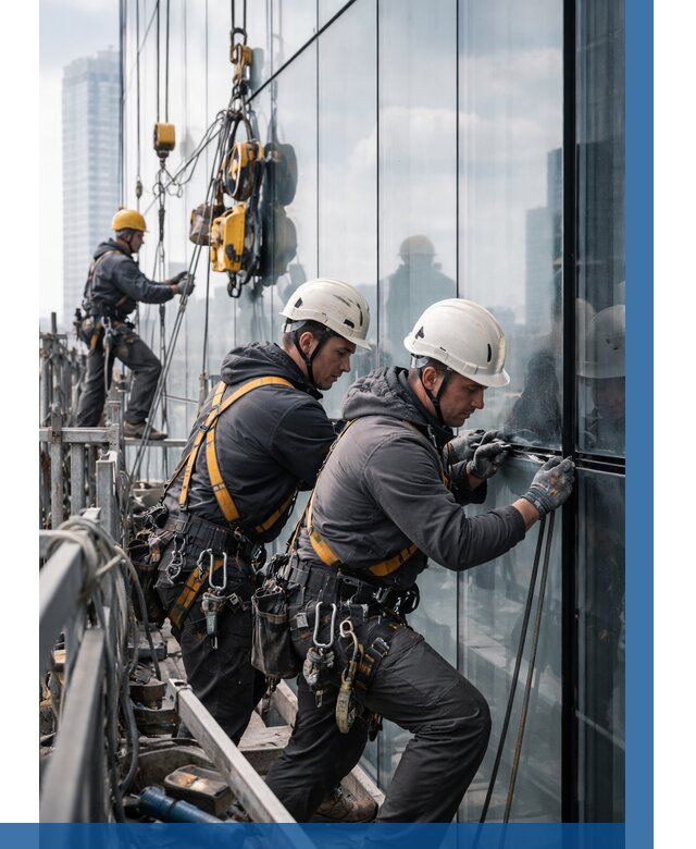 Структурное остекление фасадов в Лангепасе от 9595 р. | ВЫСОТНИК-Лнг