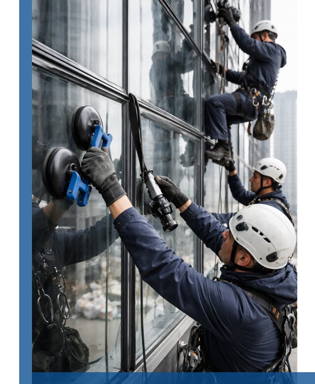 Радиусное остекление фасадов под ключ в Лангепасе с гарантиями