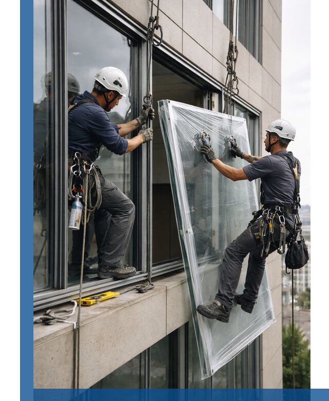 Профессиональная замена стекла в витраже в Лангепасе с гарантией