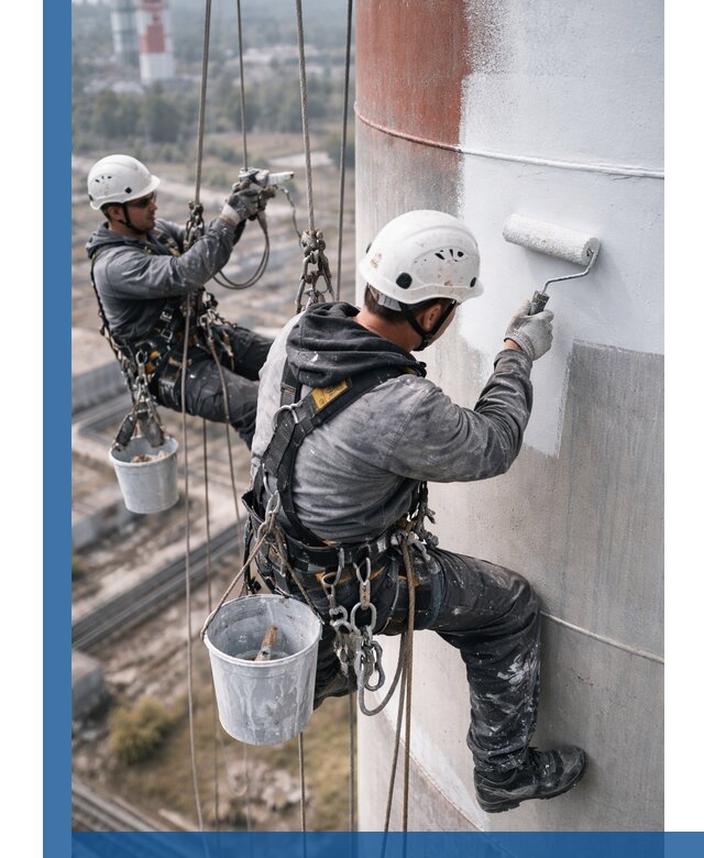 Покраска дымовых труб в Лангепасе: антикоррозийная защита и восстановление