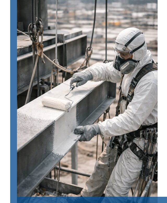 Профессиональная огнезащитная обработка металлоконструкций в Лангепасе