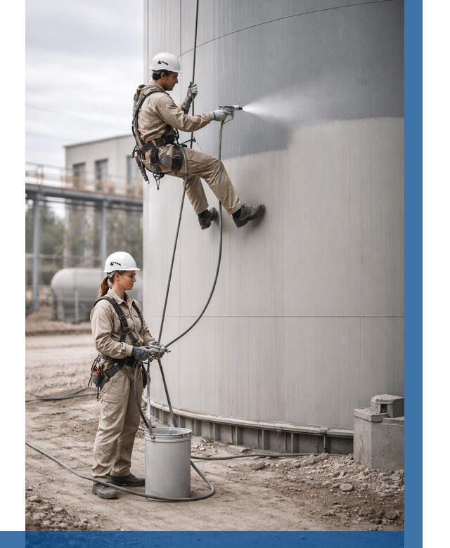 Покраска резервуаров в Лангепасе от 1212 р. | ВЫСОТНИК-Лнг — заказать