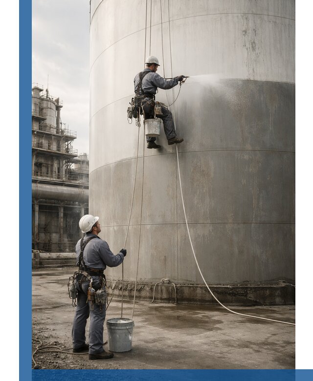 Покраска стальных резервуаров и емкостей в Лангепасе профессионально