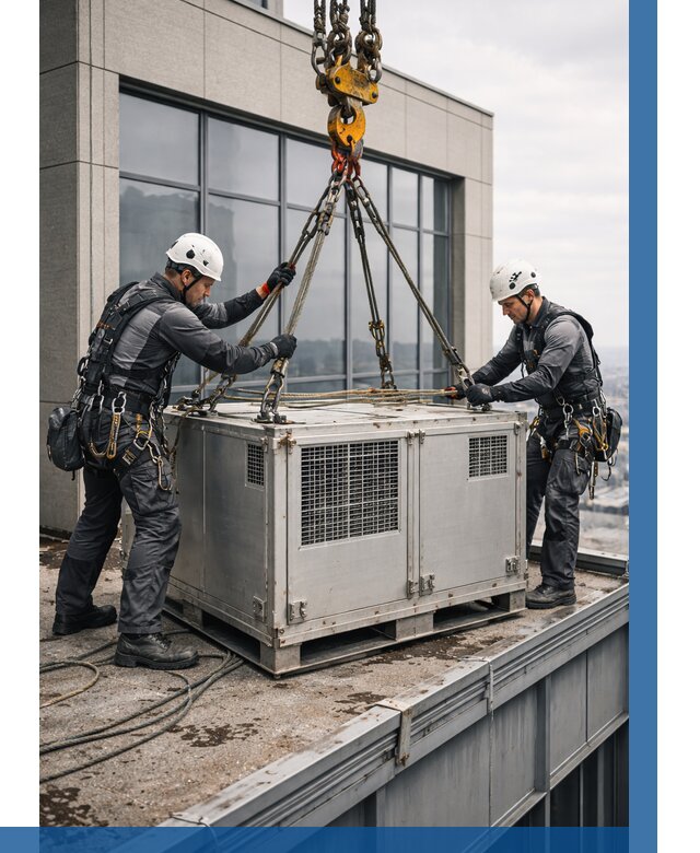 Такелажные работы на высоте в Лангепасе от 8080 р. | ВЫСОТНИК-Лнг