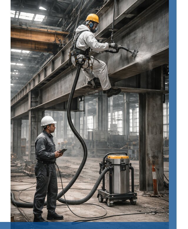 Обеспыливание конструкций в цехе в Лангепасе от 4242 р. | ВЫСОТНИК-Лнг