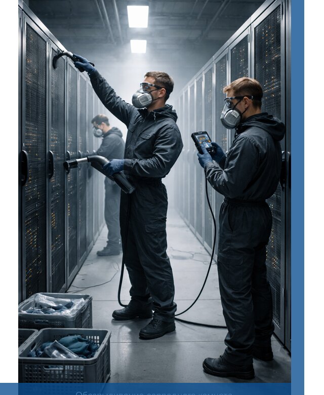 Обеспыливание серверной комнаты в Лангепасе от 4545 р. | ВЫСОТНИК-Лнг