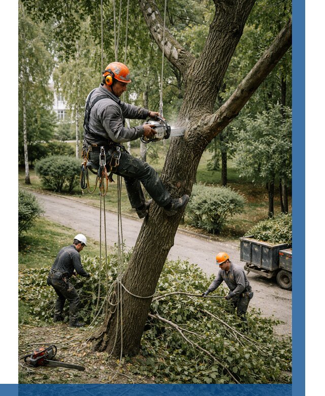 Кронирование деревьев в Лангепасе от 6565 р. | ВЫСОТНИК-Лнг