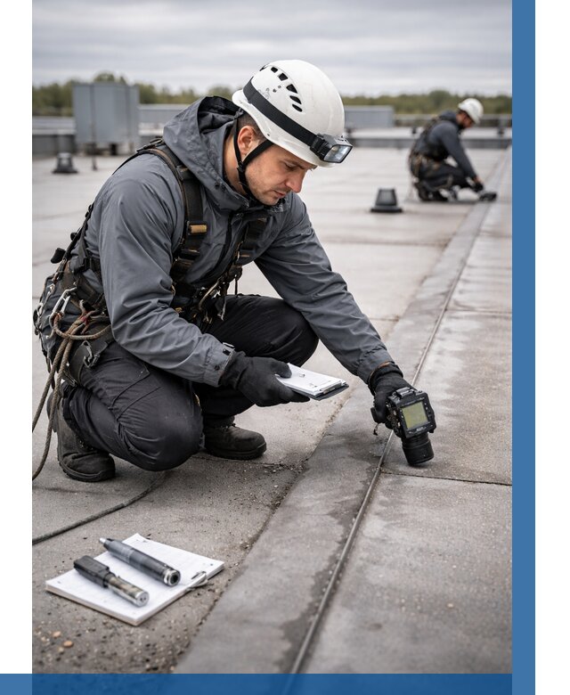 Обследование кровли на протечки в Лангепасе от 4545 р. | ВЫСОТНИК-Лнг