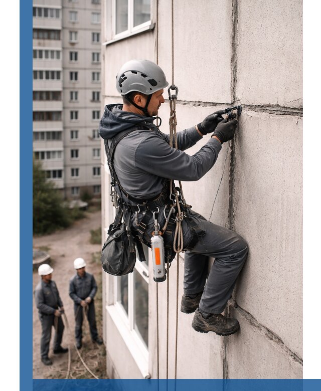 Обследование межпанельных швов и герметизация в Лангепасе