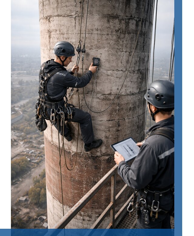 Обследование дымовой трубы в Лангепасе от 8080 р. | ВЫСОТНИК-Лнг