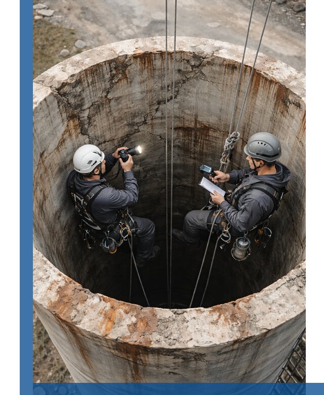Обследование дымовой трубы: диагностика и оценка состояния в Лангепасе