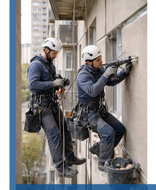 Промышленные альпинисты высотные работы и монтаж в Лангепасе